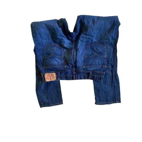 Levi’s 514 Men’s Straight Fit Jeans Blue Denim Size 38x34 Classic Style - Picture 2 of 6